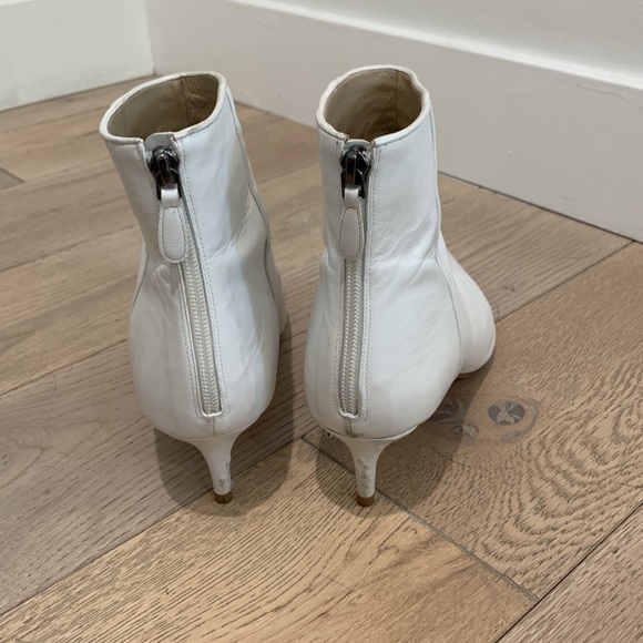 Alexandre Birman white booties with little heel - Picture 5 of 5